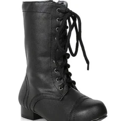 Spirit Halloween Kids Black Combat Boots