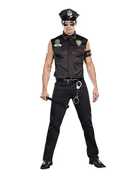 Spirit Halloween Adult Officer Handsome Police Costume 1 Spirit Halloween Adult Officer Handsome Police Costume