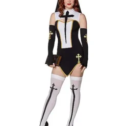 Spirit Halloween Adult Bad Habit Nun Costume