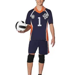 Spirit Halloween Adult Navy Volleyball Uniform Costume -Spirit Halloween Store 07423742 c