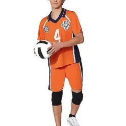 Spirit Halloween Adult Orange Volleyball Uniform Costume -Spirit Halloween Store 07423783 c