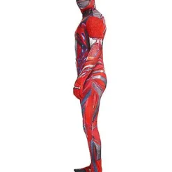 Spirit Halloween Adult Red Ranger Skin Suit Costume - Power Rangers -Spirit Halloween Store 07471550 c