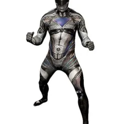 Spirit Halloween Adult Black Ranger Skin Suit Costume - Power Rangers