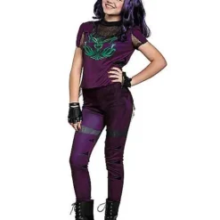 Spirit Halloween Kids Mal Prestige Costume- Descendants -Spirit Halloween Store 07494974 d