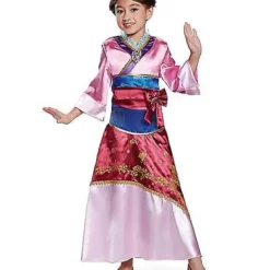 Spirit Halloween Kids Mulan Costume Deluxe – Disney