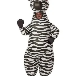 Spirit Halloween Adult Zebra Inflatable Costume