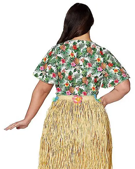 Spirit Halloween Plus Size Luau Shirt 2 Spirit Halloween Plus Size Luau Shirt - Image 2