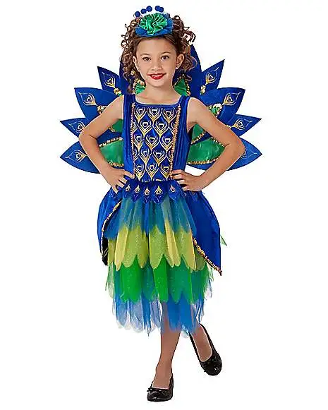 Spirit Halloween Kids Peacock Costume 1 Spirit Halloween Kids Peacock Costume