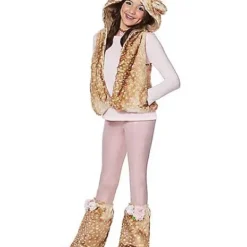 Spirit Halloween Kids Faux Fur Fawn Costume Kit