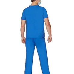 Spirit Halloween Adult Blue Medical Scrubs Costume -Spirit Halloween Store 07574312 d