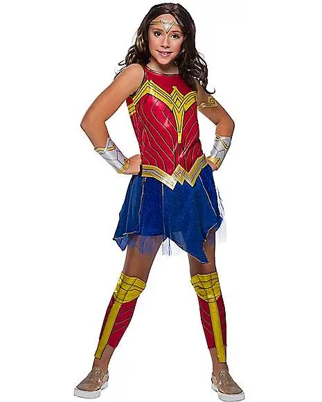 Spirit Halloween Kids Wonder Woman Costume - Deluxe 1 Spirit Halloween Kids Wonder Woman Costume - Deluxe