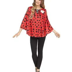 Spirit Halloween Adult Ladybug Poncho