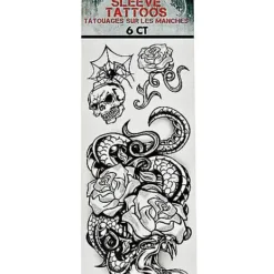Spirit Halloween Multi-Pack Punk Tattoos - 6 Count