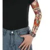 Spirit Halloween Punk Flower Sleeve Tattoo