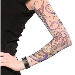 Spirit Halloween Biker Fairies Sleeve Tattoo