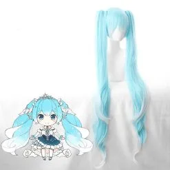 Cosplay Anime Cosplay Wig - Vocaloid-Snow Miku 2019 II -Spirit Halloween Store 075N 3