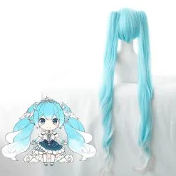 Cosplay Anime Cosplay Wig - Vocaloid-Snow Miku 2019 II -Spirit Halloween Store 075N 4