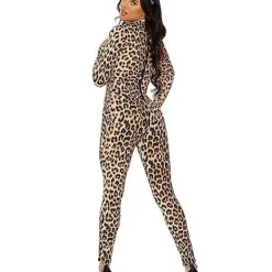 Spirit Halloween Sexy Cat Jumpsuit And Headband -Spirit Halloween Store 07649213 c
