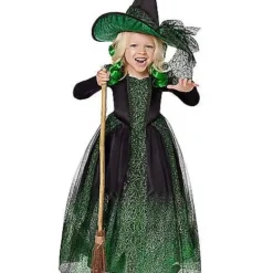 Spirit Halloween Toddler Green Witch Costume