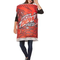Spirit Halloween Adult Code Red Costume - Mountain Dew -Spirit Halloween Store 07656531 c