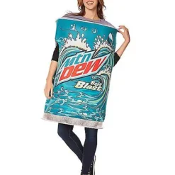 Spirit Halloween Adult 3D Mountain Dew Baja Blast Costume -Spirit Halloween Store 07656556 c
