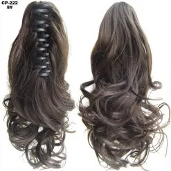 CJ Long Wavy Ponytail Clip Natural Extensions -Spirit Halloween Store 1661671891662