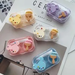 UNIQSO Mouse & Brush Leak Proof Lens Case