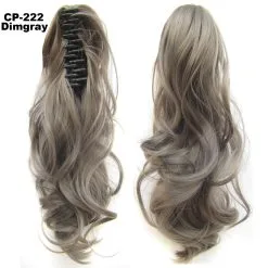 CJ Long Wavy Ponytail Clip Natural Extensions -Spirit Halloween Store 642384932734