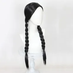 Cosplay Anime Cosplay Wig - The Addams Family Wednesday-Addams 8 Cosplay Anime Cosplay Wig - The Addams Family Wednesday-Addams -Spirit Halloween Store CS 520A 4