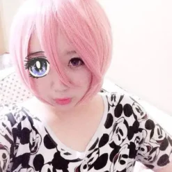 Cosplay Anime Cosplay Wig - Vocaloid - Luka 075F -Spirit Halloween Store Wig Vocaloid Luka cs 075f ricejp b