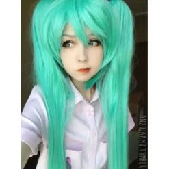 Cosplay Anime Cosplay Wig - Vocaloid - Miku 075C -Spirit Halloween Store Wig Vocaloid Miku c cs 075c anzujaamu a