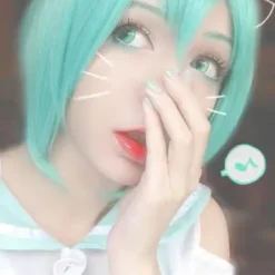 Cosplay Anime Cosplay Wig - Vocaloid - Miku 075C -Spirit Halloween Store Wig Vocaloid Miku c cs 075c hyominlee d