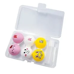 UNIQSO Lens Case Travel Kit - Multiple Casings Animal -Spirit Halloween Store lenscasetravelkitcartoon3